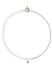 Barbara Pearl Necklace Silver