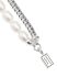 Barbara Pearl Necklace Silver