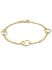 Geelgouden armband met dubbele rij