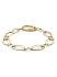 Geelgouden armband met ovale schakels