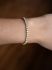 Geelgouden tennisarmband met diamant 300crt.