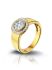 Gouden ring met diamant