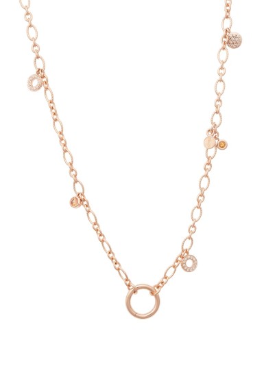 Joy collier roségoud met diamant en saffier - 8CR443555BRXMK