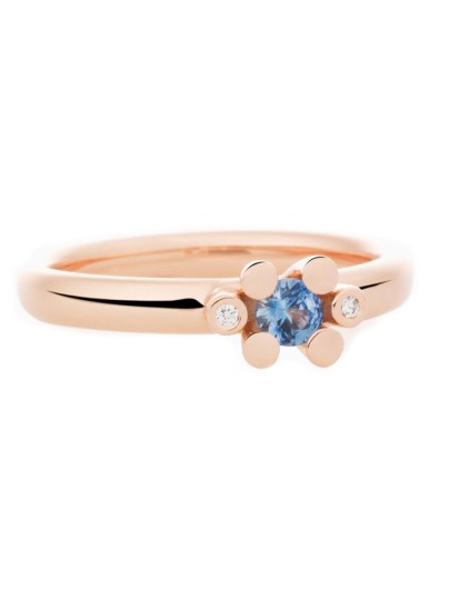 Joy ring blauwe saffier