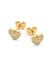 Treasure Heart Diamond Earrings