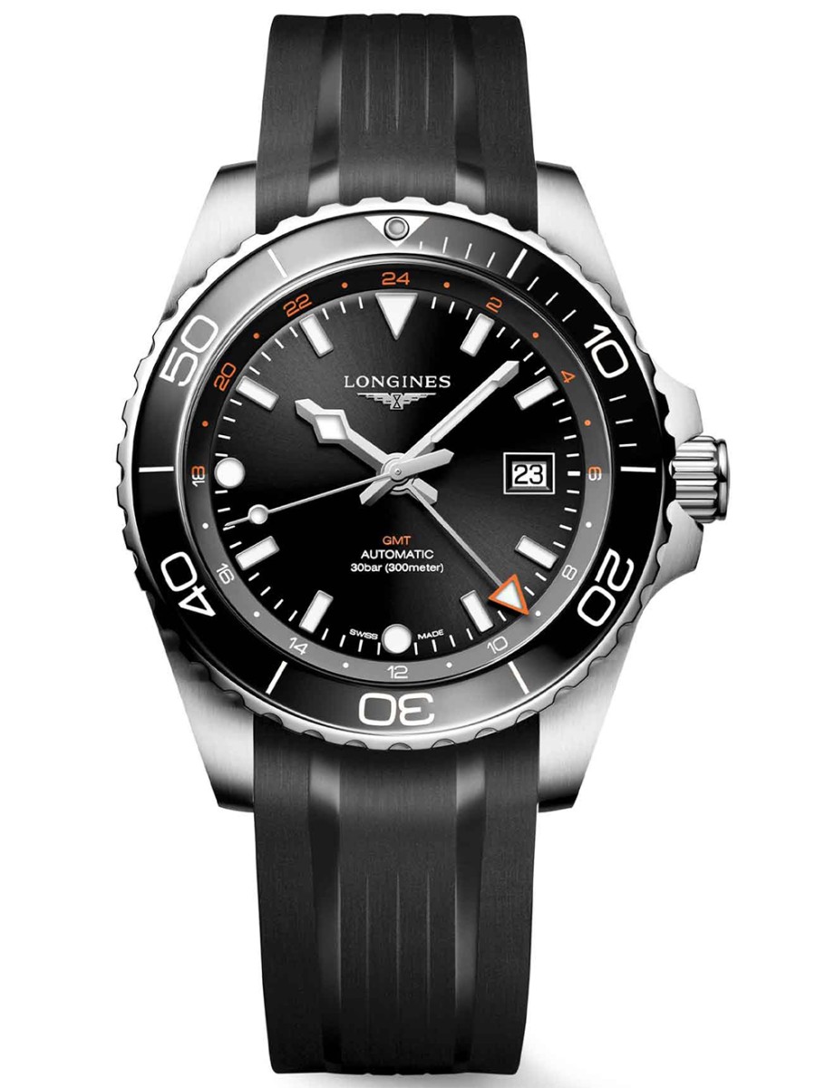 L3.890.4.56.9 - HydroConquest Auto GMT 43mm