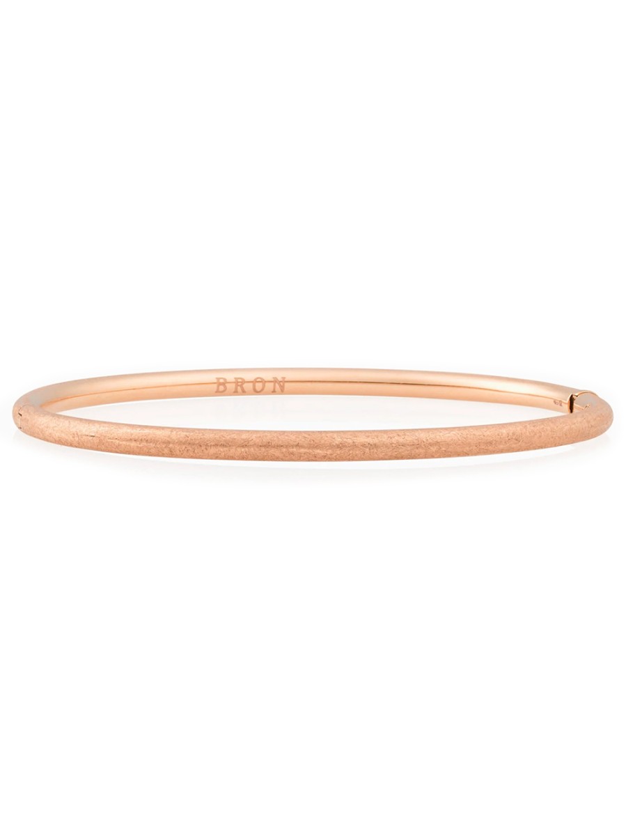 Lux armband roségoud mat