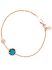 Mira Mira armband met london blue topaas en briljant