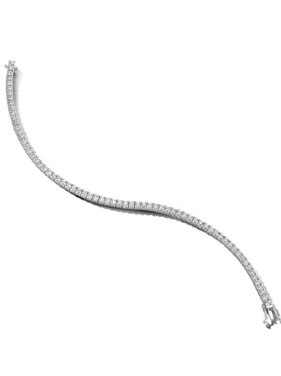 Platina tennisarmband 3.87ct.