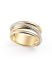 Serenata bicolor ring met briljant 021crt.