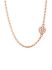 Stardust collier met roze saffier en diamant