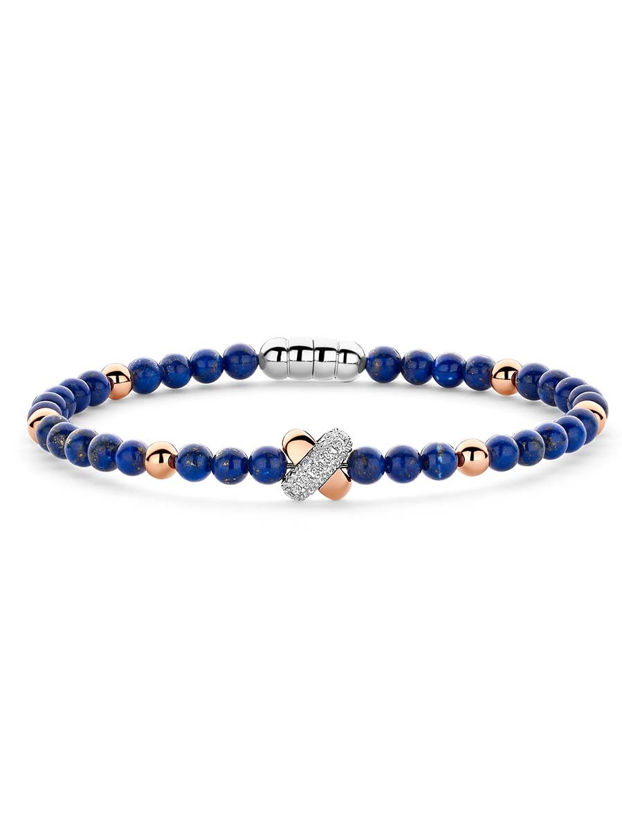 TM2255LA(2P) - Armband Kisses met Lapis