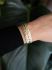 Vintage Armband Plat Bloem 40 gram