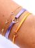 Just Franky armband Iconic Vintage Bracelet Heart Cord -2