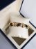 Vintage geelgouden armband met granaat