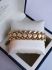 Vintage Geelgouden Gematteerde Armband