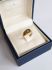 Vintage gouden monogramring met diamanten